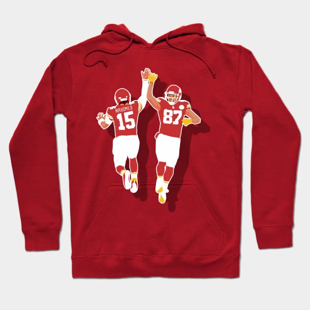 Mahomes and Travis kelce teammate Hoodie by Mic jr